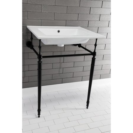 Fauceture Continental 25"x22" Ceramic Vanity Top W/ Integrated Basin 1H, White LBT252271